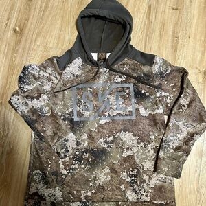 SNE Outdoor Realtree Fishing Hoodie Green Camo Outdoor Hunting Pullover Men’s M